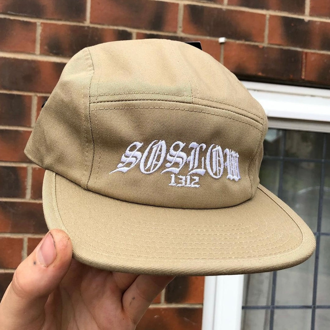 Old English 5 Panel Cap